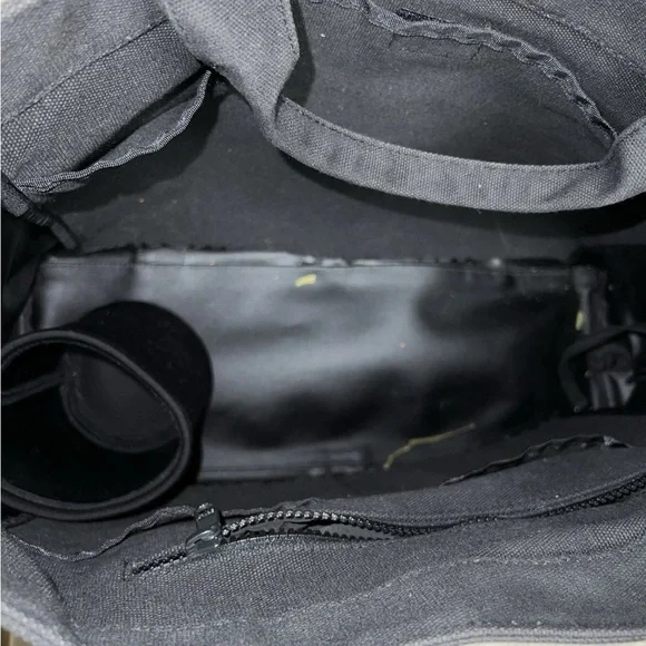 Dagne Dover Black Tote Bag with Structured Design and Matte Finish - Picture 4 of 4